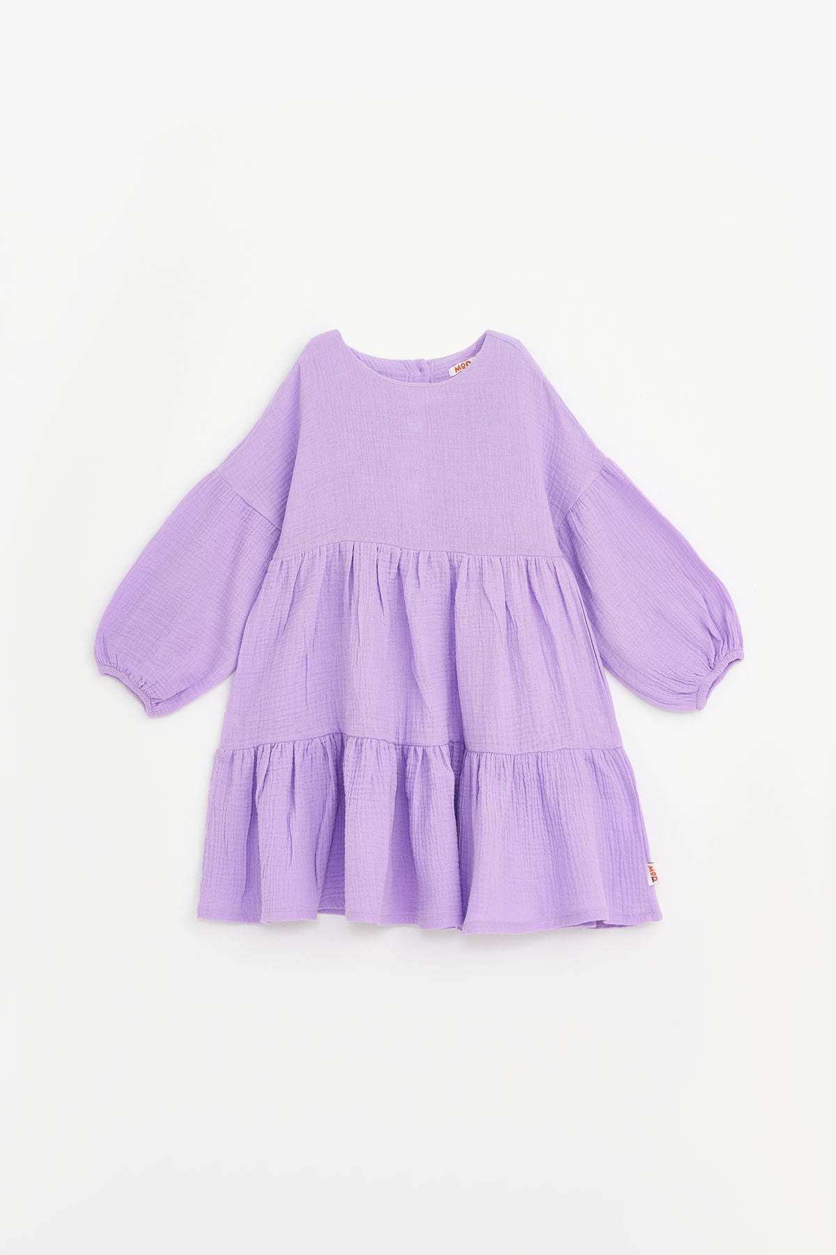 Girls' Flowy Cotton Dress (Ages 5-8) Lilac – Modjeans Store