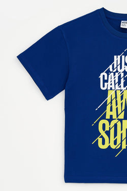 Collection of T-Shirts for Boys (Ages 9-14) - Dark Blue in a gallery layout