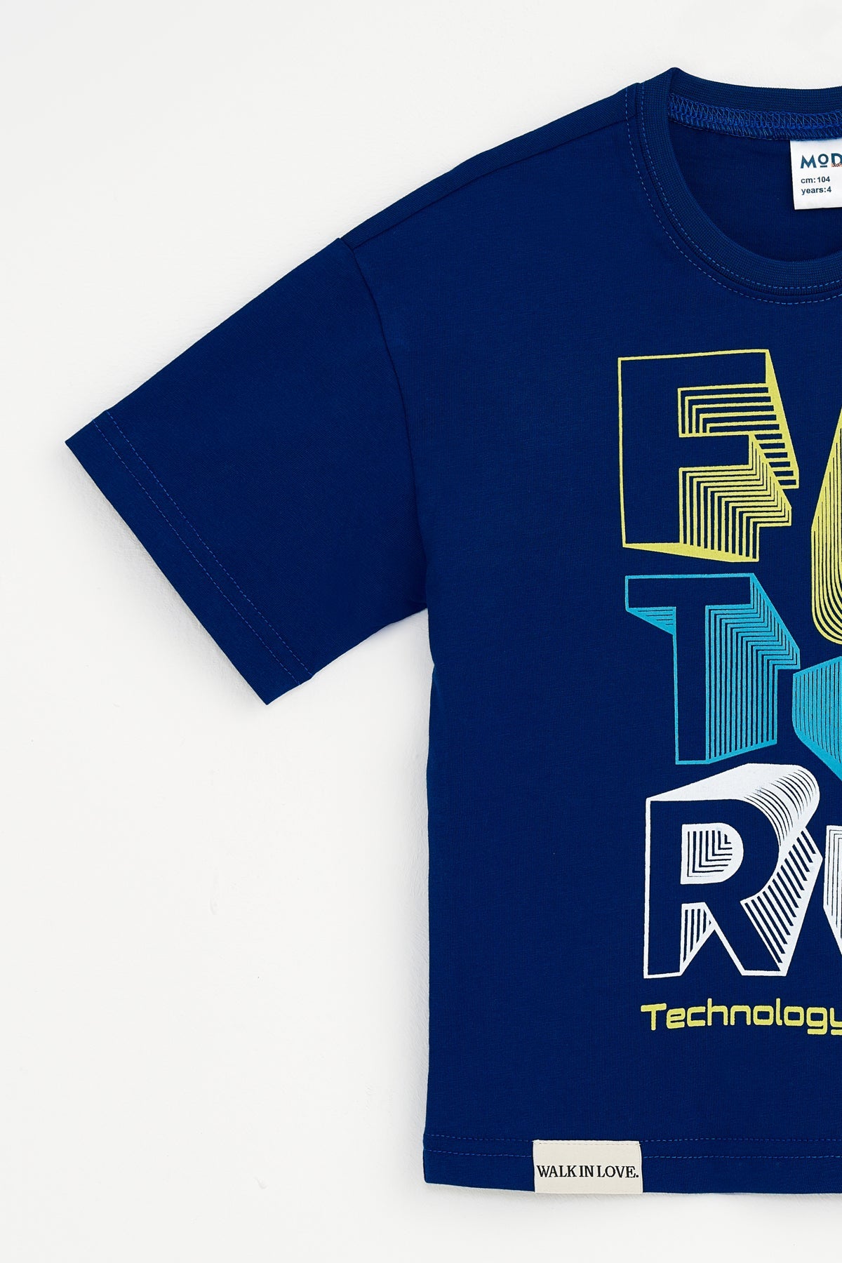 Collection of Set for Children Printed T-shirt and Short Dark Blue in a gallery layout