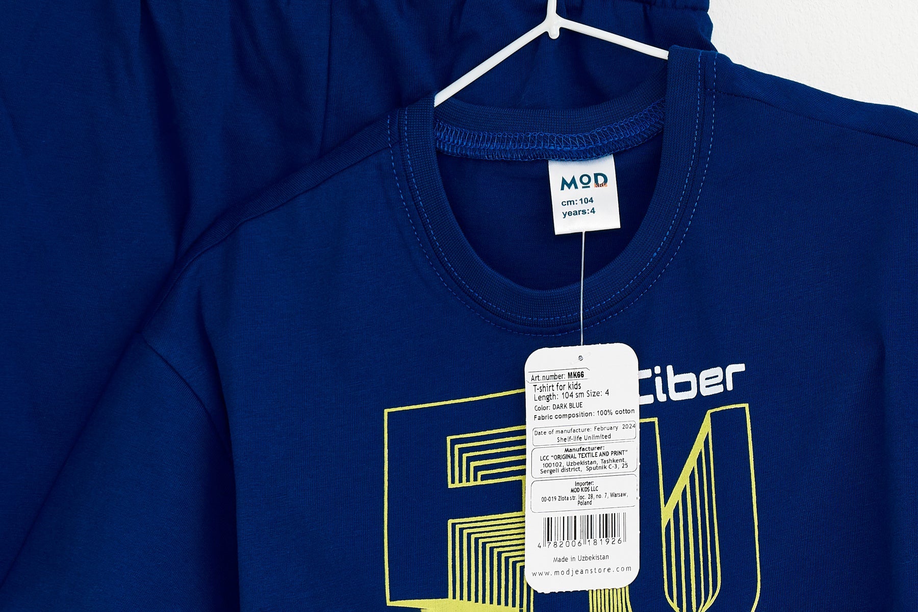 Collection of Set for Children Printed T-shirt and Short Dark Blue in a gallery layout