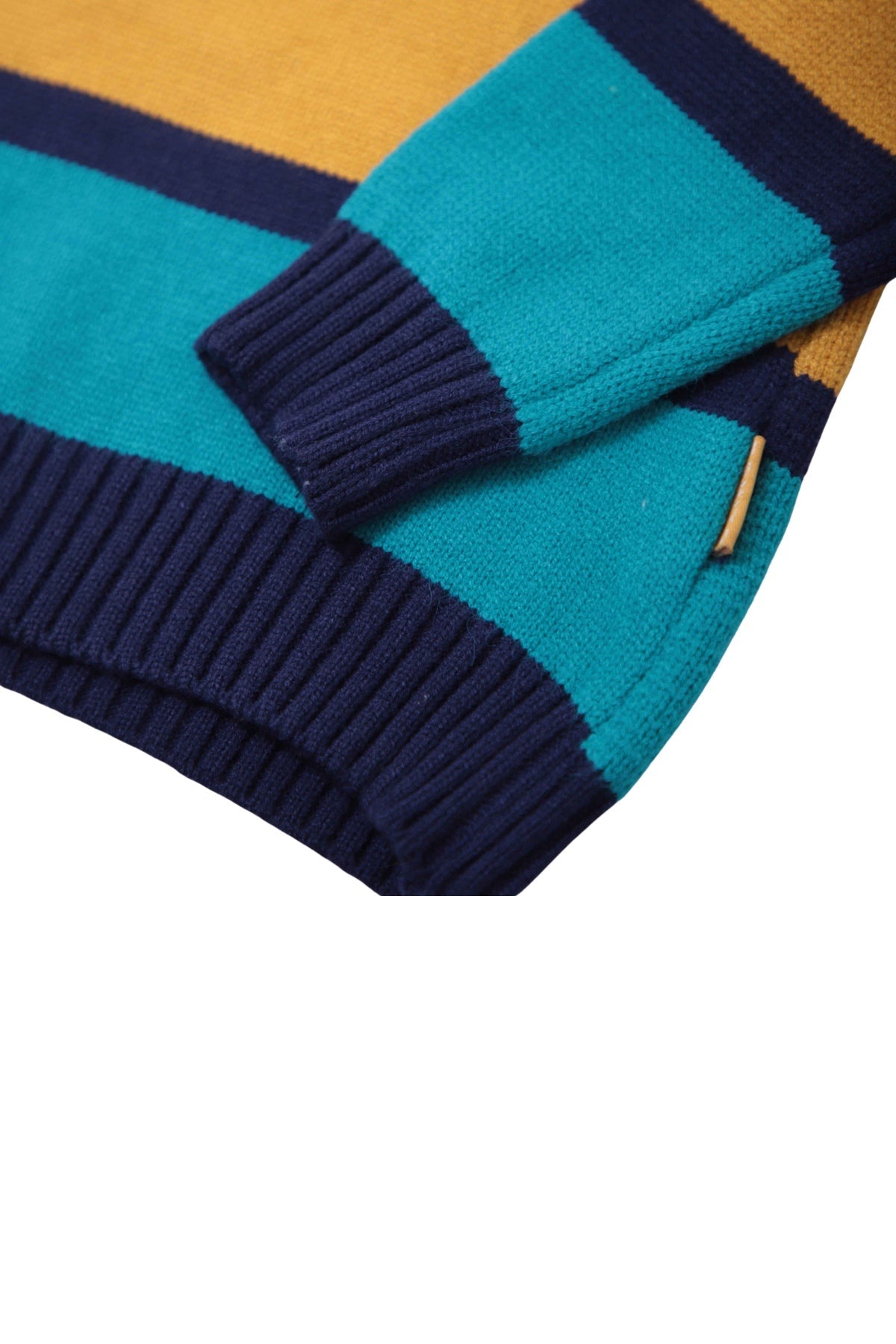 Collection of Striped Boys' Jumper (Ages 4-8) - Blue in a gallery layout