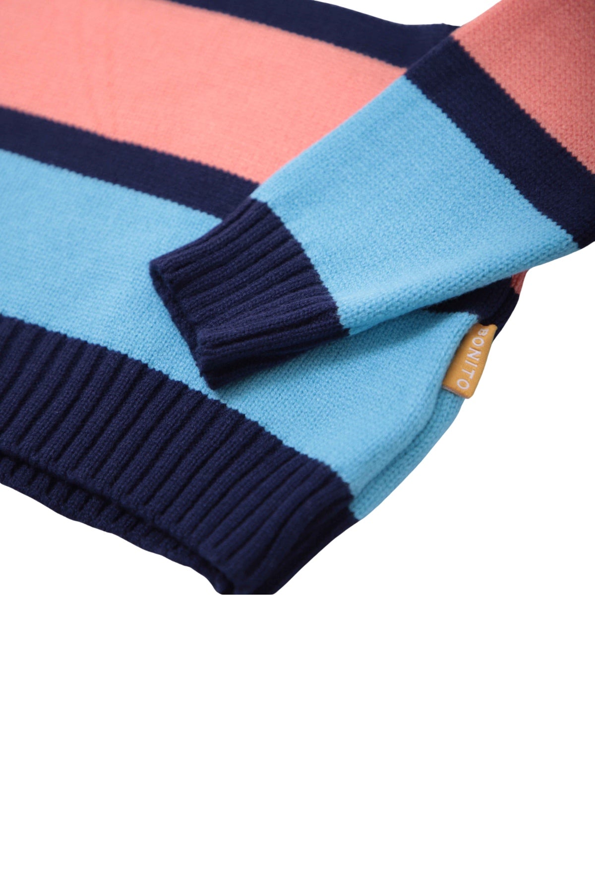 Collection of Striped Boys' Jumper (Ages 4-8) - Green in a gallery layout