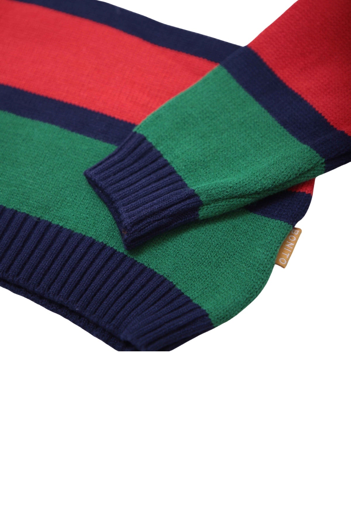 Collection of Striped Boys' Jumper (Ages 4-8) - Light Blue in a gallery layout