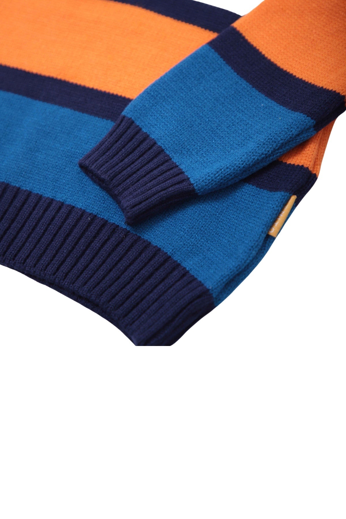 Collection of Striped Boys' Jumper (Ages 4-8) - Turquoise in a gallery layout