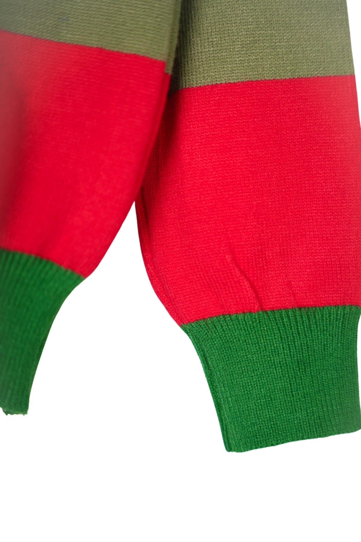 Collection of Clorful jumper for boys with animal painted green in a gallery layout