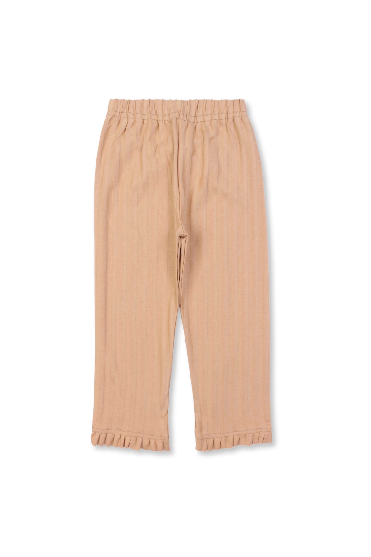 Collection of Cozy and Cute Girls' Pajama Set (Ages 2-6 Years) OP-1719 Dark Beige in a gallery layout