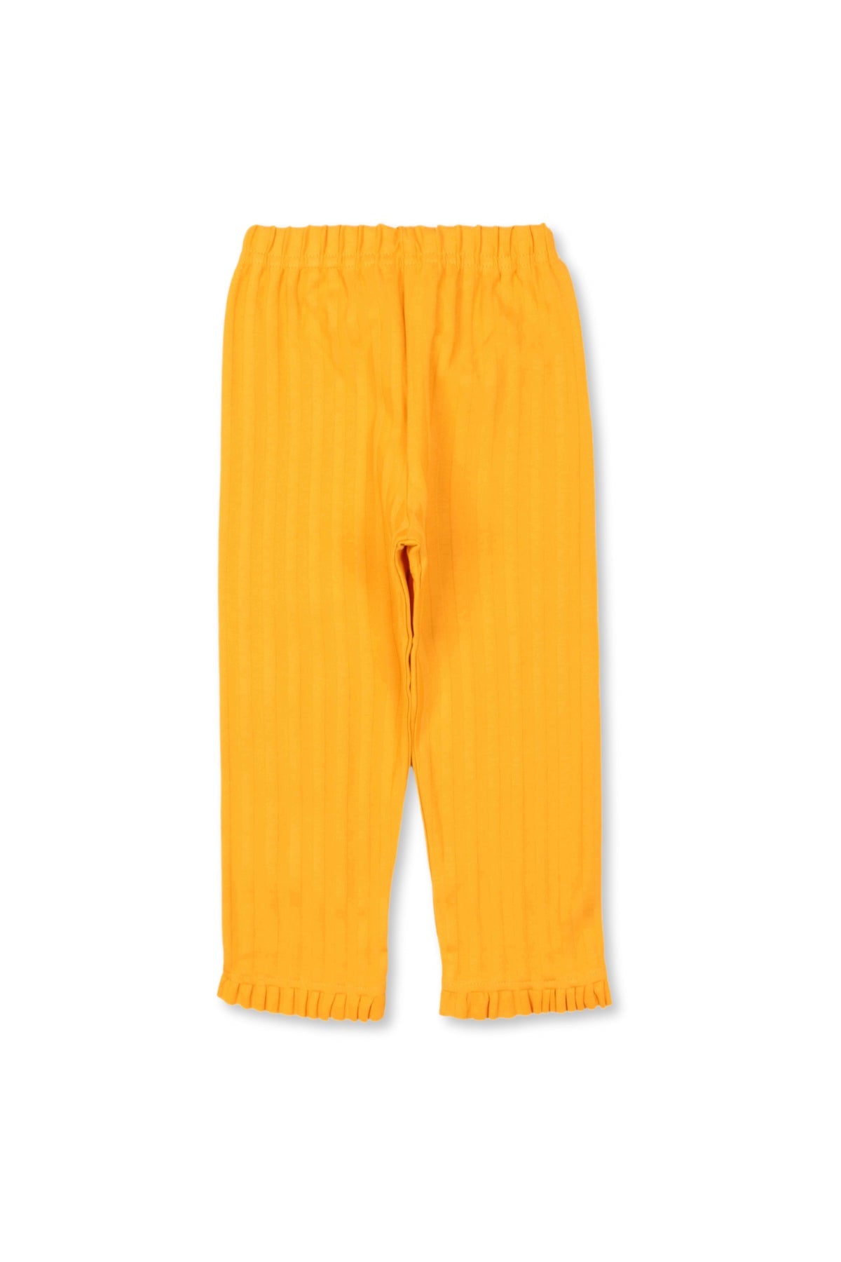 Collection of Cozy and Cute Girls' Pajama Set (Ages 2-6 Years) OP-1719 Mustard in a gallery layout