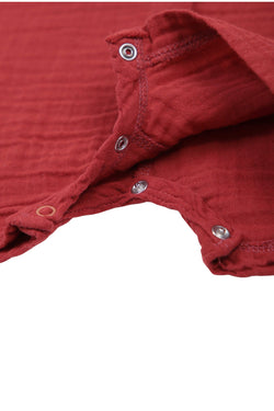 Collection of Unisex Baby Bodysuit (Ages 6-12 Months) - Red in a gallery layout