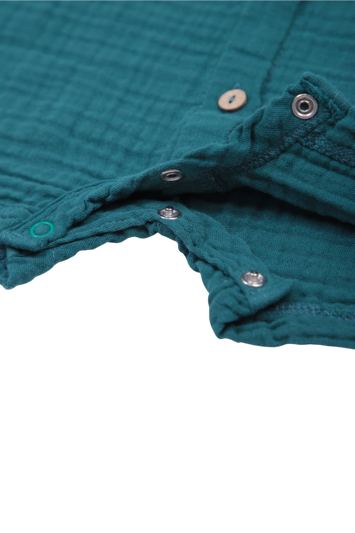 Collection of Unisex Baby Body (Alter 6–12 Monate) – Dunkelgrün in a gallery layout