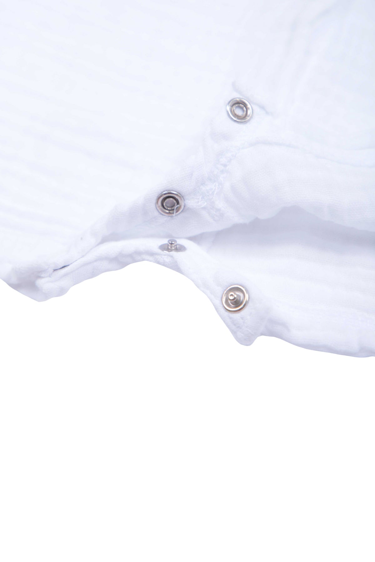 Collection of Unisex Baby Bodysuit (Ages 6-12 Months) - White in a gallery layout