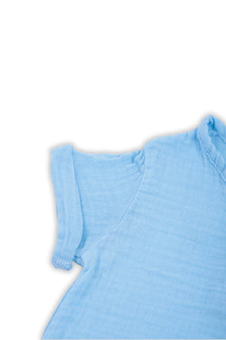 Collection of Soft Cotton Baby T-Shirt (6-18 Months) – Comfort & Style in One! OP-1806 Light Blue in a gallery layout
