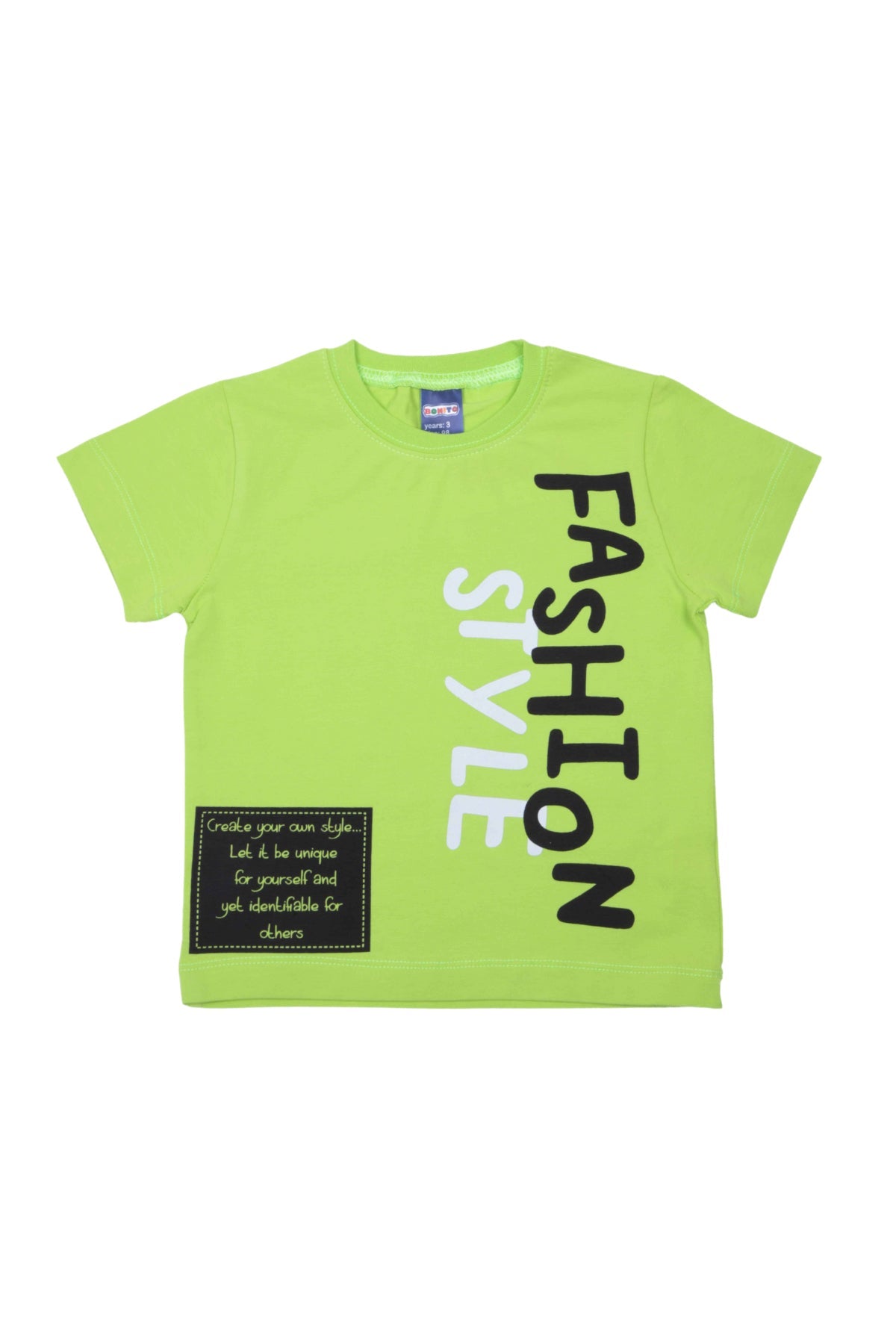 Collection of Stylish Boys' Two-Piece Set (Ages 3-7) - Light Green in a gallery layout