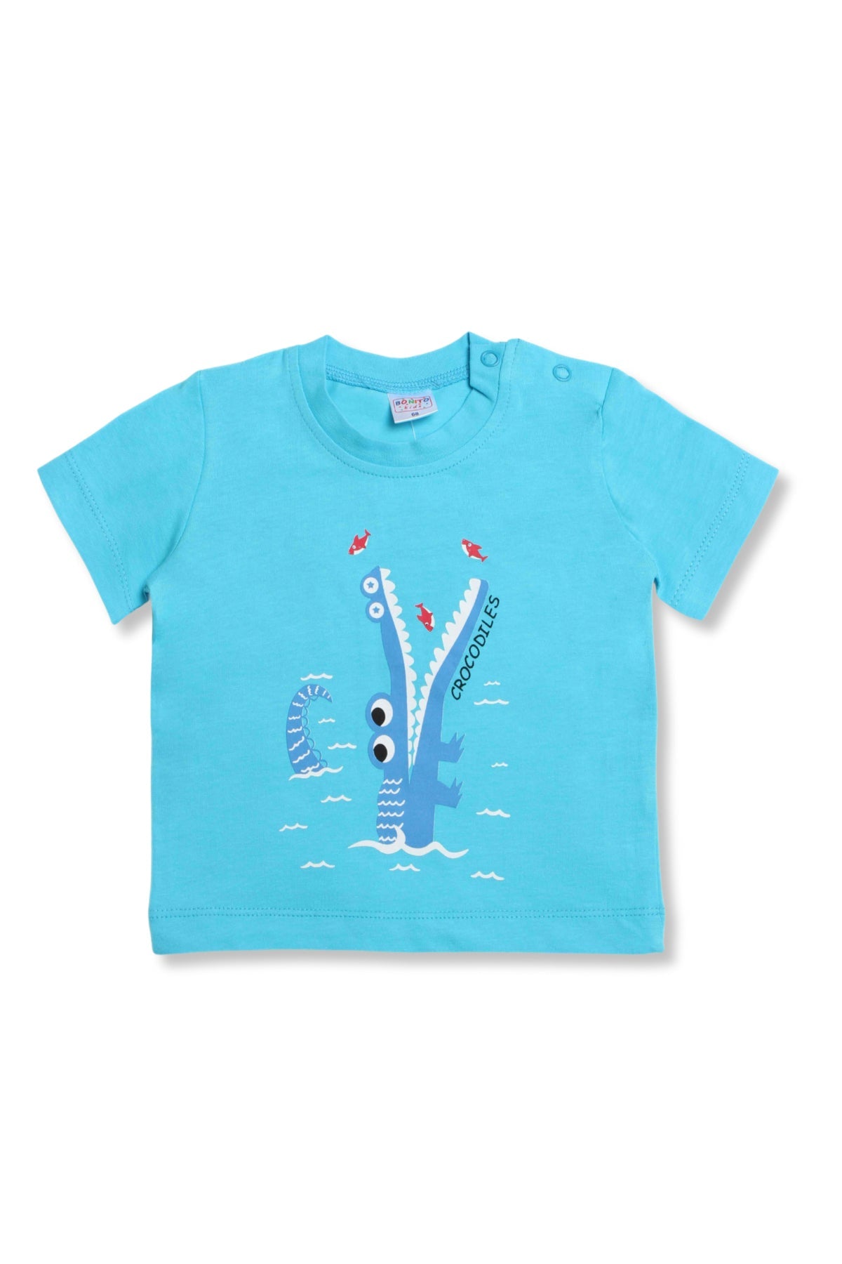 Collection of Baby Boys' Summer Outfit (6-18 Months) OP-1818 Light blue in a gallery layout