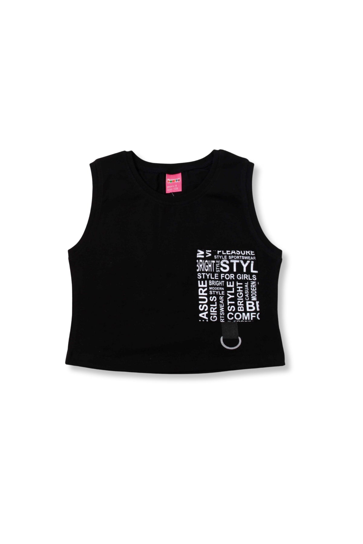 Collection of Stylish & Comfortable Cotton Set for Girls (8-12 Years) OP-1824 Black in a gallery layout