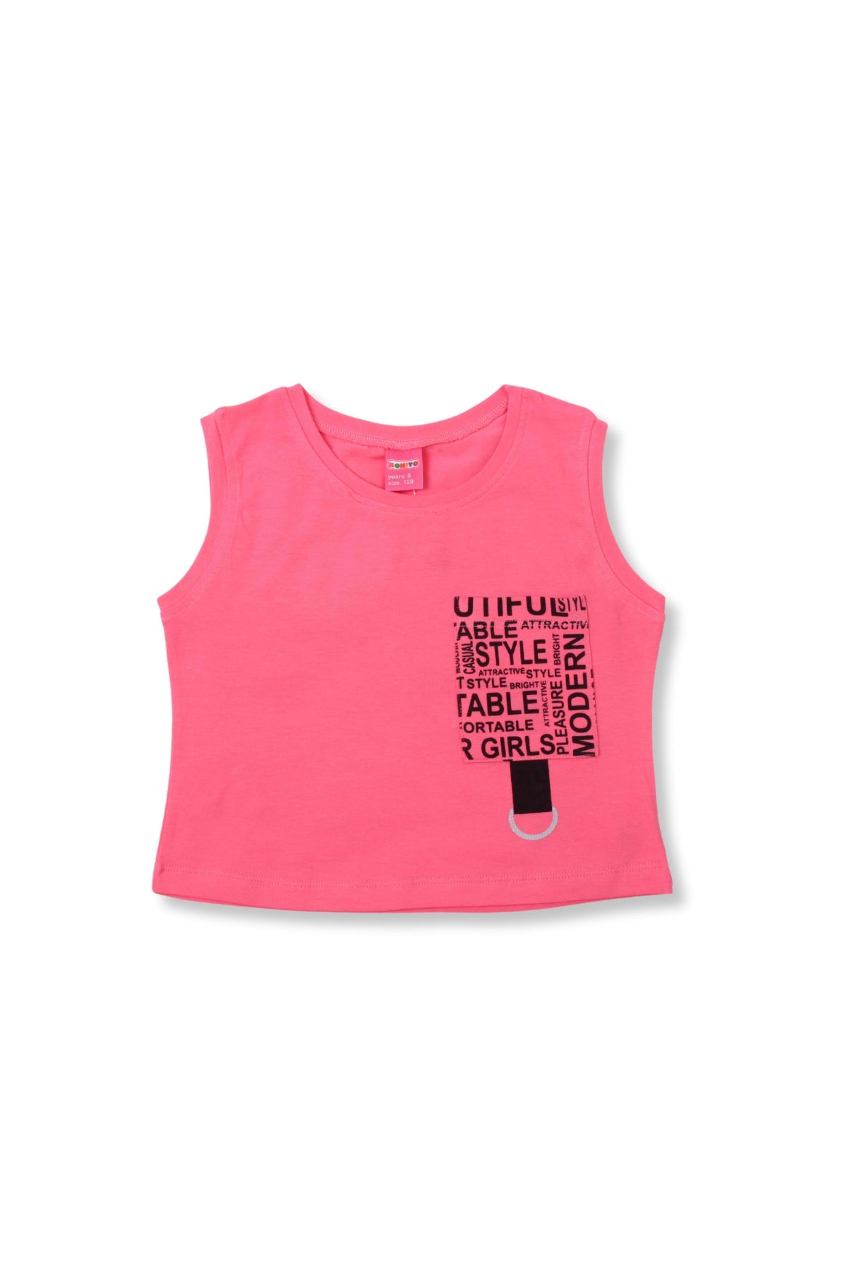 Collection of Stylish & Comfortable Cotton Set for Girls (8-12 Years) OP-1824 Dark pink in a gallery layout