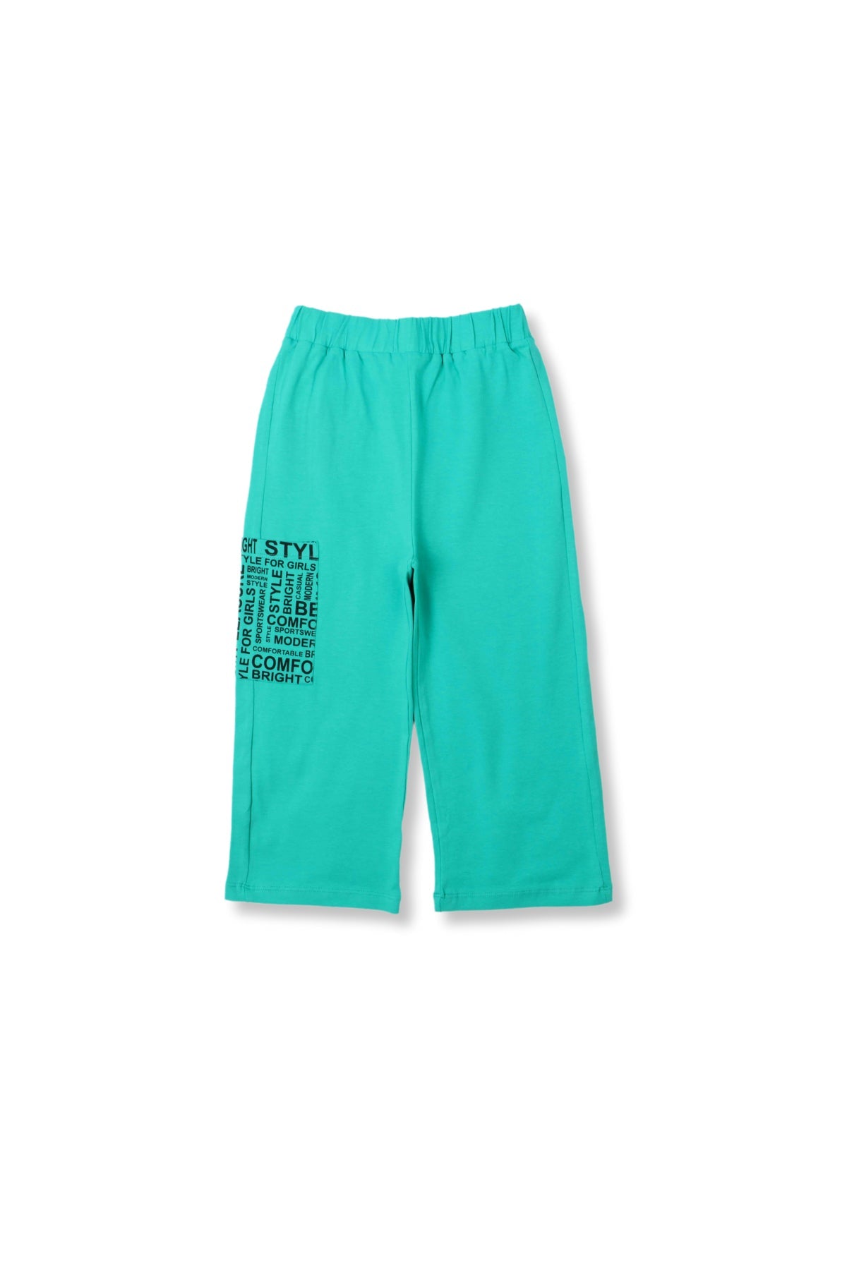 Collection of Stylish & Comfortable Cotton Set for Girls (8-12 Years) OP-1824 Light Green in a gallery layout