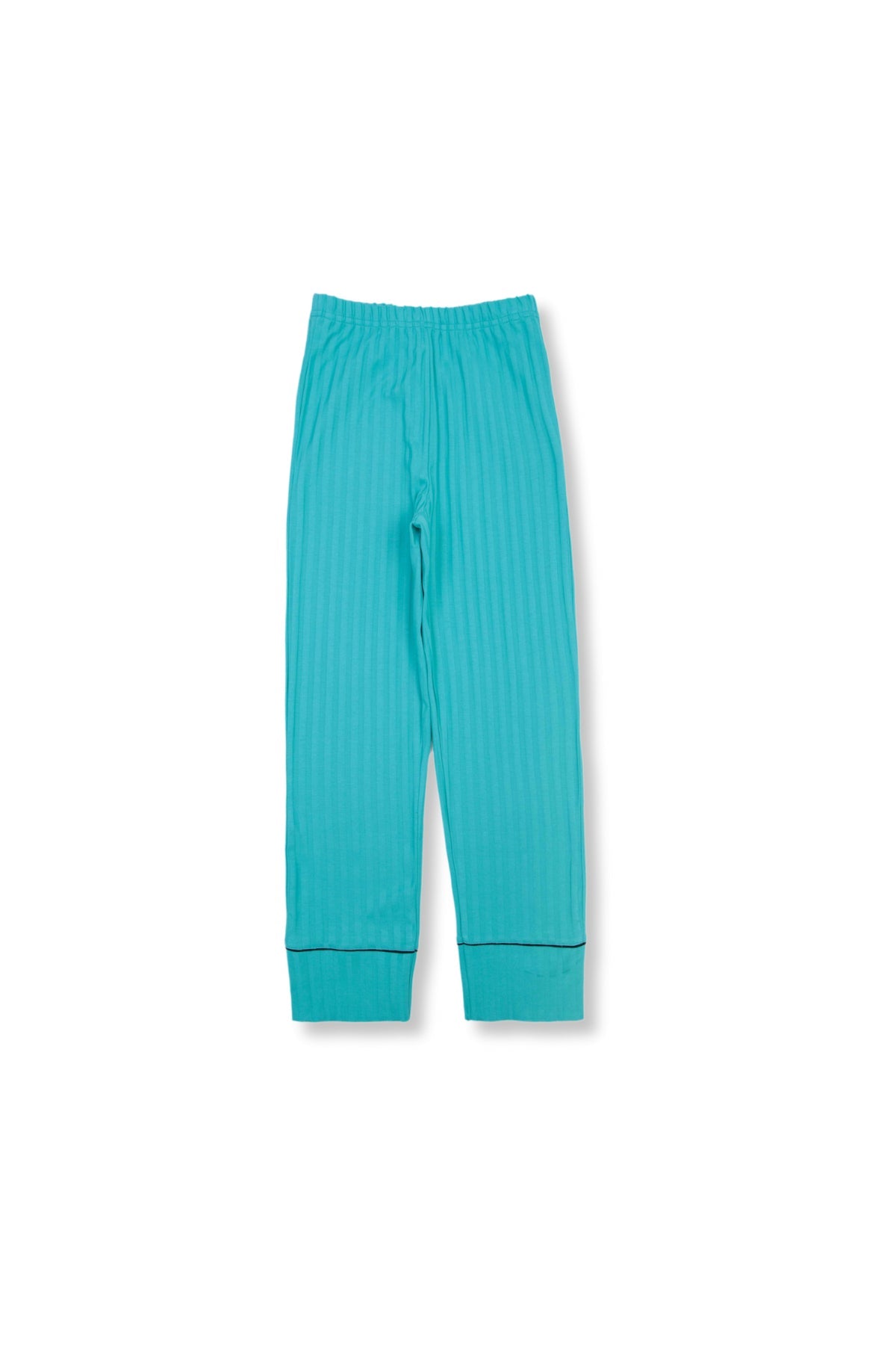 Collection of Kids' Classic Cotton Pajama Set – Comfortable & Stylish Sleepwear for Boys & Girls (8-12 Years) OP-1831 Turquoise in a gallery layout