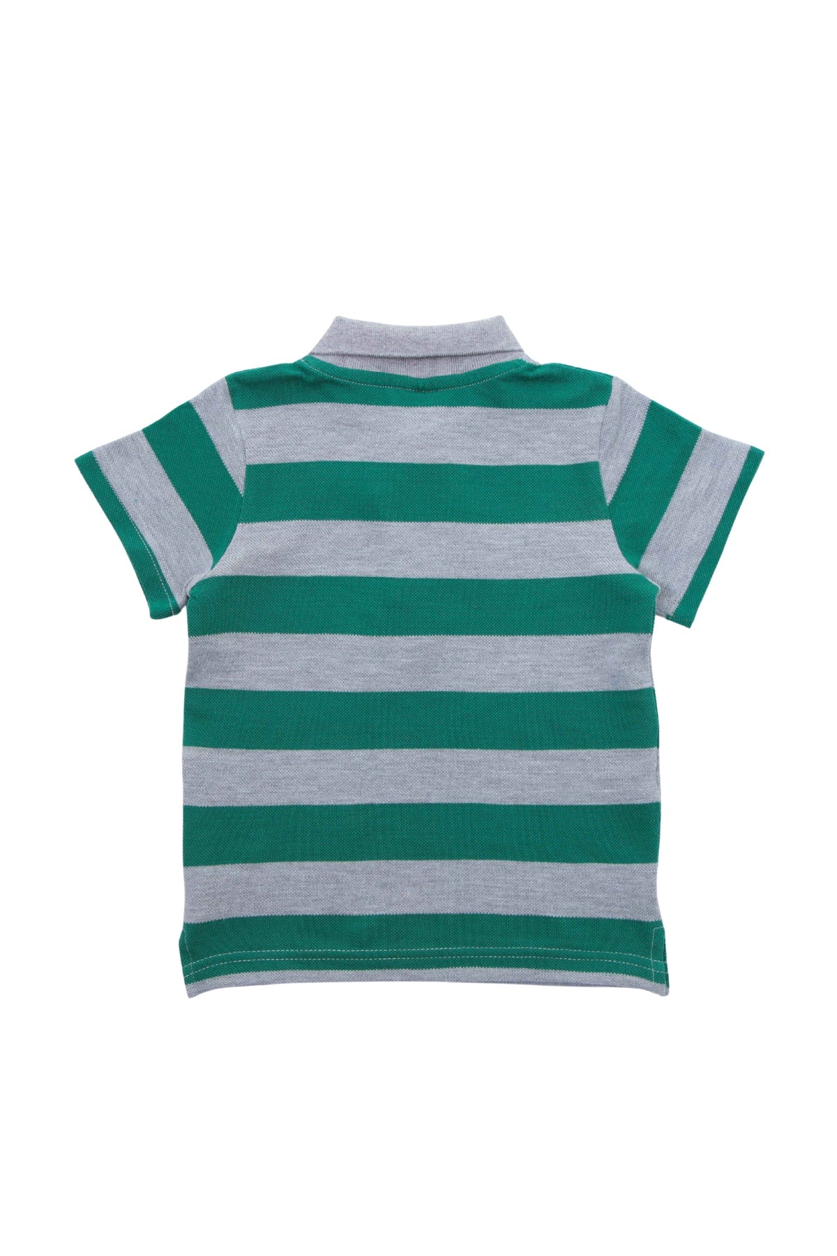 Collection of Stylish Polo and Shorts Set for Boys (Ages 1-4) - Green in a gallery layout