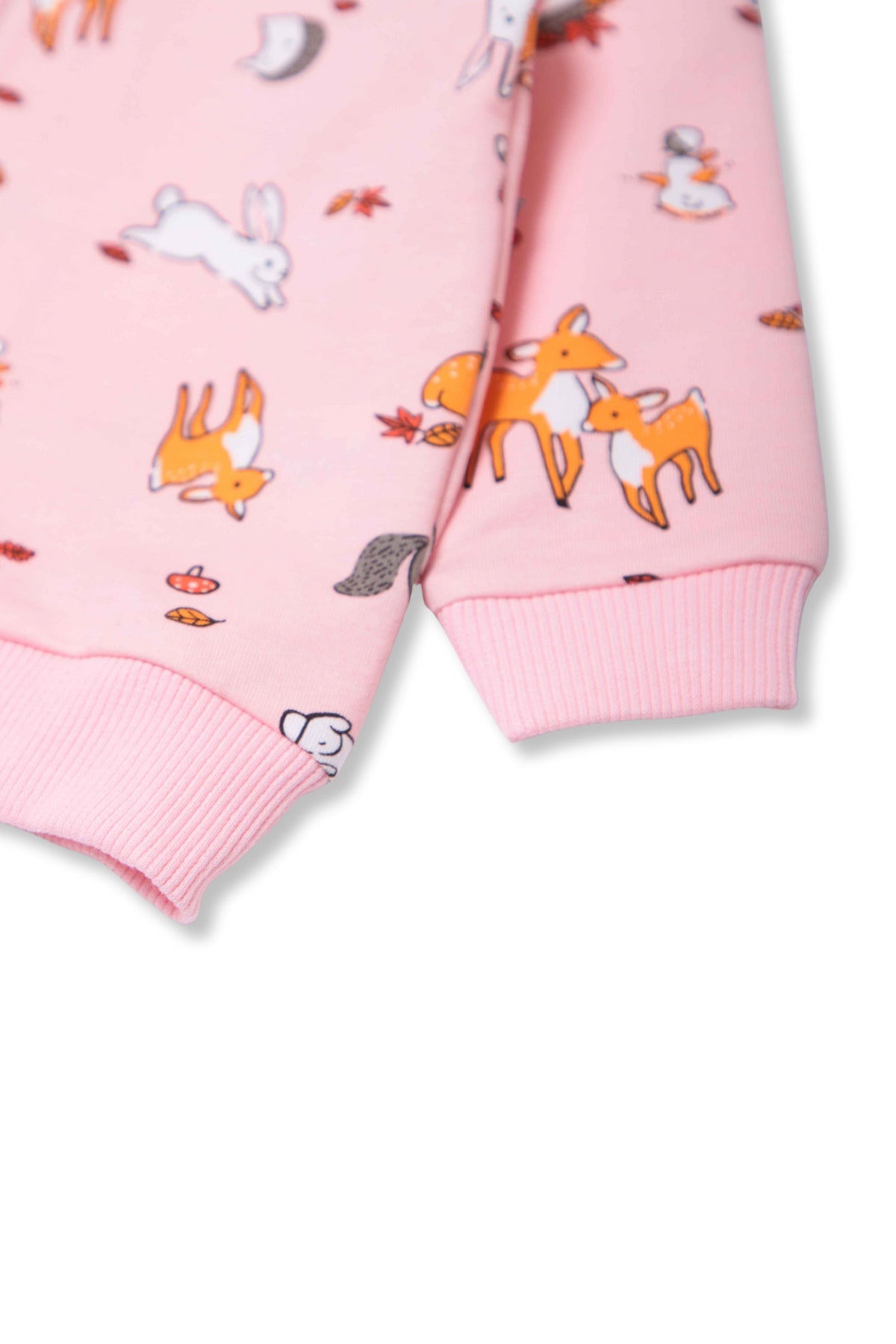 Collection of Unisex Baby Zip-Up Jacket – Soft & Cozy 2x Knitted Fabric OP-1861 Light pink in a gallery layout