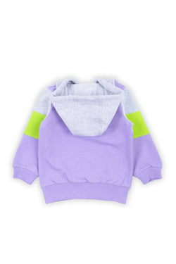 Collection of Stylish & Comfortable Girls' Hoodie & Jogger Set (1-4 Years) OP-1862 Lilac in a gallery layout
