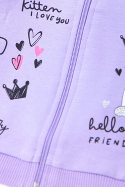 Collection of Cozy & Stylish Baby Hoodie Set – 8-24 Months OP-1863 Lilac in a gallery layout
