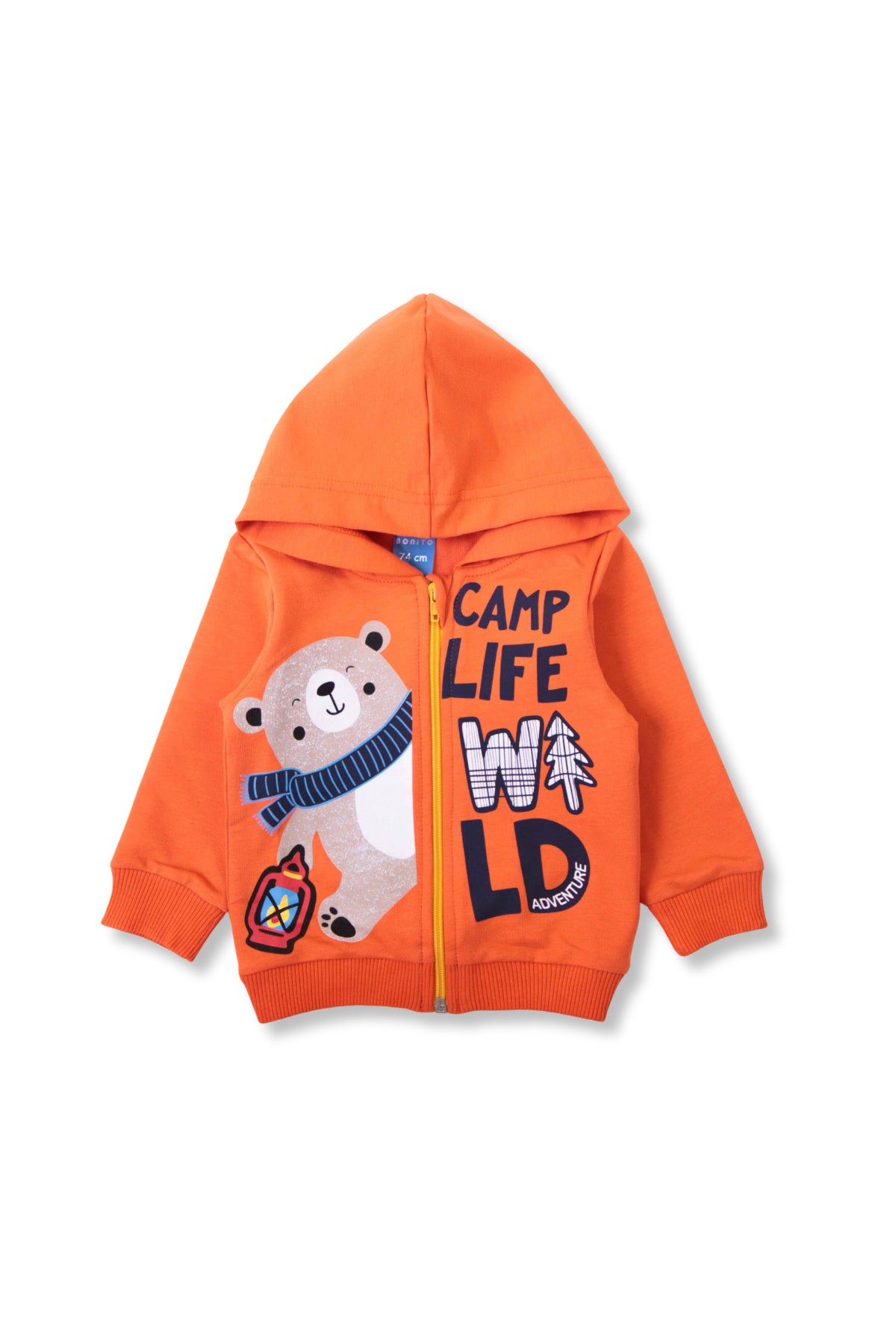 Collection of Cozy & Stylish Baby Hoodie Set – 8-24 Months OP-1863 Orange in a gallery layout